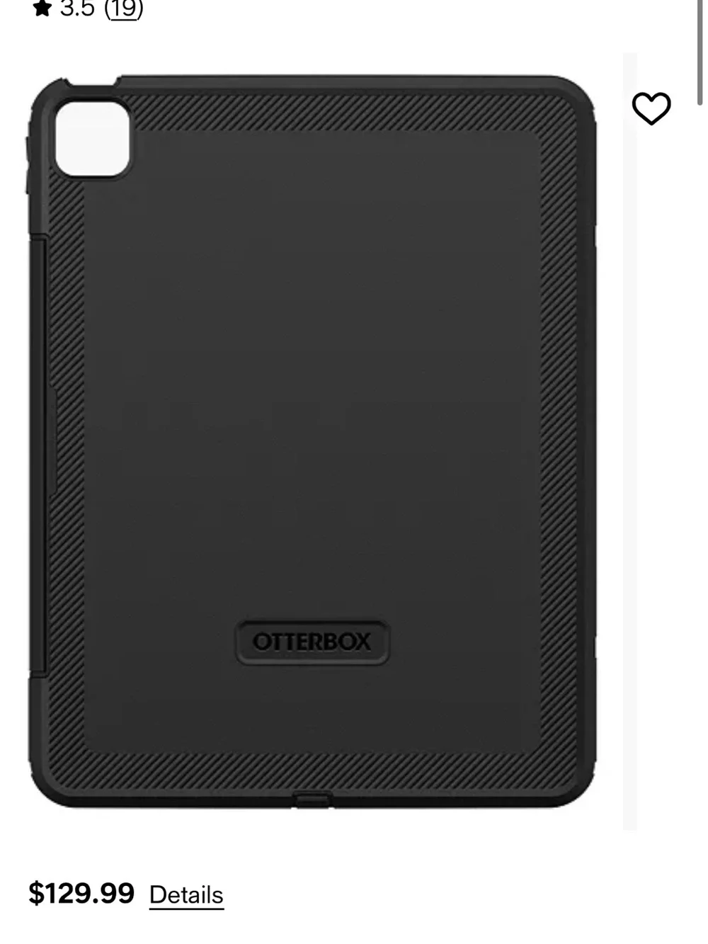 New iPad Pro 13-inch (M5) or iPad Pro 13-inch (M4) protective case stand black
